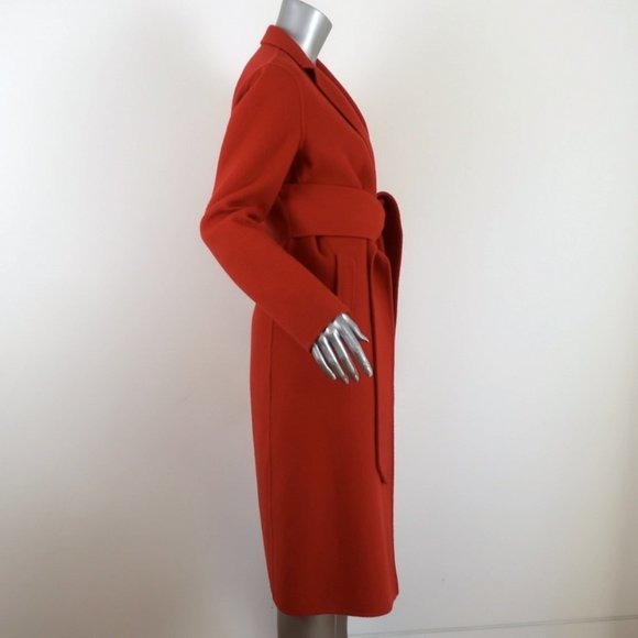 Bottega Veneta Cashmere Coat Terracotta Size 40 - Picture 4 of 8